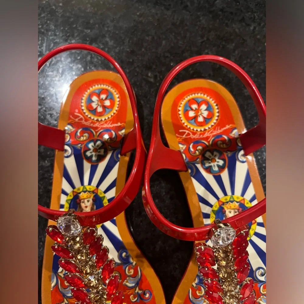 Dolce&Gabbana Fashion Sandals - Authentic Size 38 - Picture 4 of 4